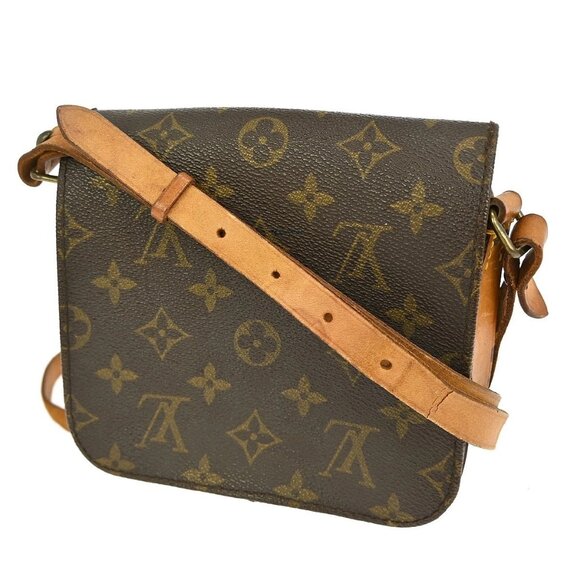 LOUIS VUITTON CARTOUCHIERE PM SHOULDER BAG MONOGRAM M51254 854 YQ03777 BN0 - Picture 2 of 11